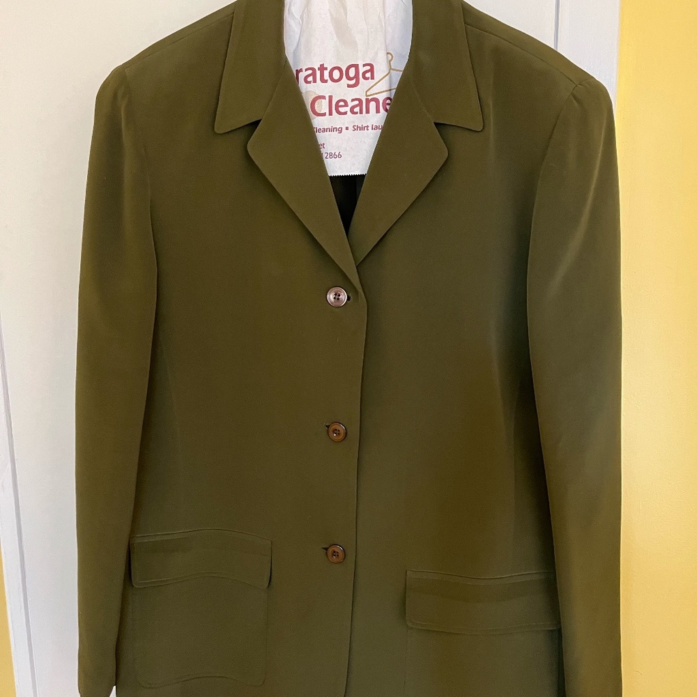 Josephine Chaus Silk Blazer Size 16